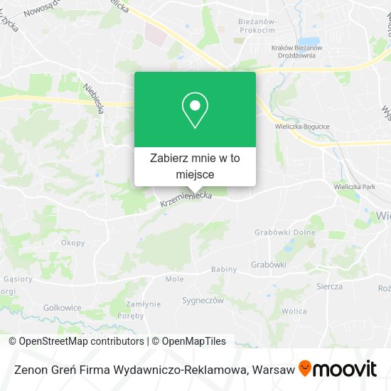 Mapa Zenon Greń Firma Wydawniczo-Reklamowa