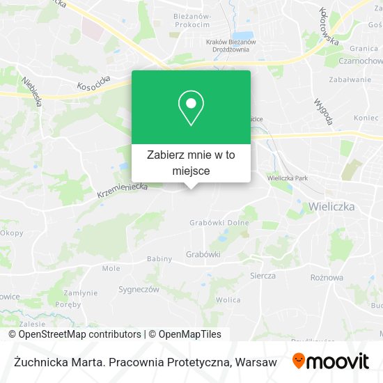 Mapa Żuchnicka Marta. Pracownia Protetyczna