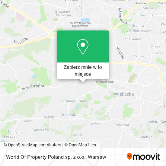 Mapa World Of Property Poland sp. z o.o.