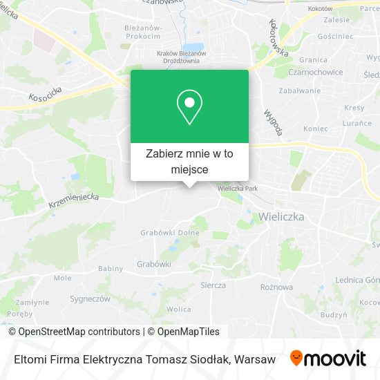 Mapa Eltomi Firma Elektryczna Tomasz Siodłak