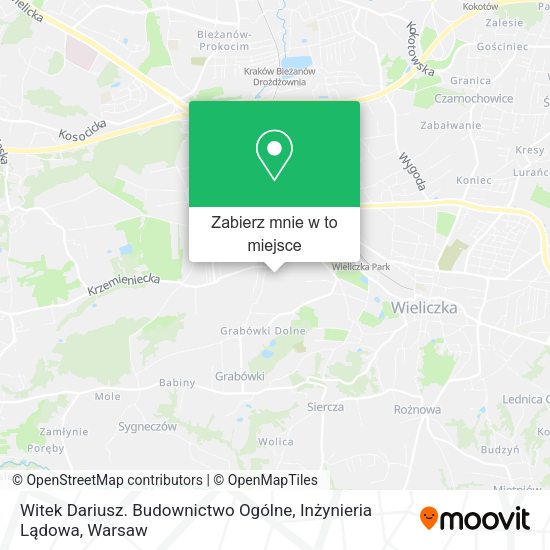 Mapa Witek Dariusz. Budownictwo Ogólne, Inżynieria Lądowa