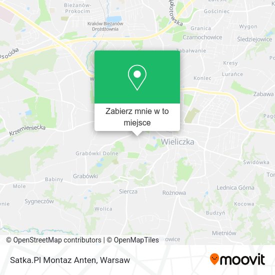 Mapa Satka.Pl Montaz Anten