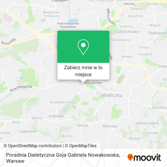 Mapa Poradnia Dietetyczna Goja Gabriela Nowakowska