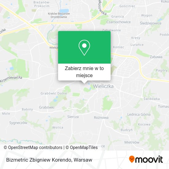 Mapa Bizmetric Zbigniew Korendo