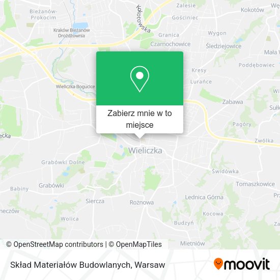 Mapa Skład Materiałów Budowlanych