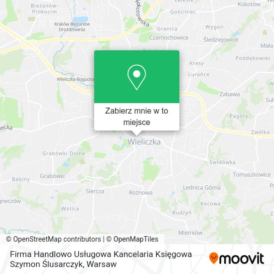 Mapa Firma Handlowo Usługowa Kancelaria Księgowa Szymon Ślusarczyk