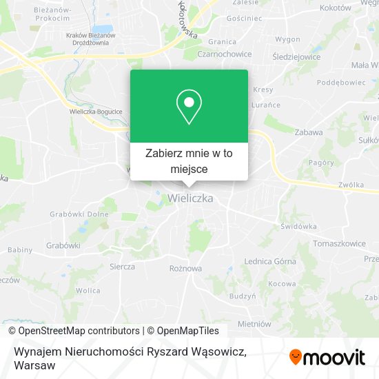 Mapa Wynajem Nieruchomości Ryszard Wąsowicz