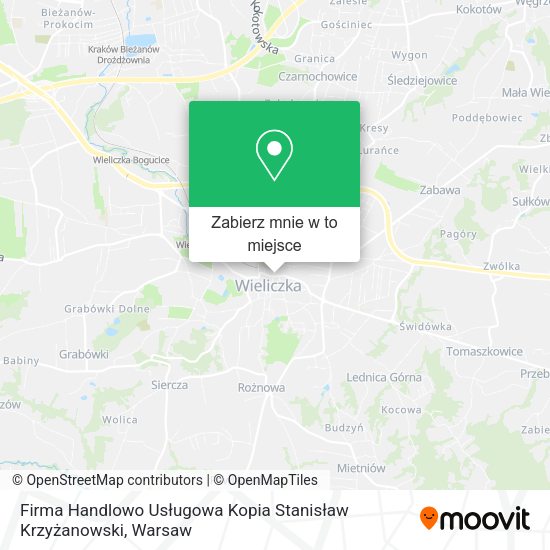 Mapa Firma Handlowo Usługowa Kopia Stanisław Krzyżanowski