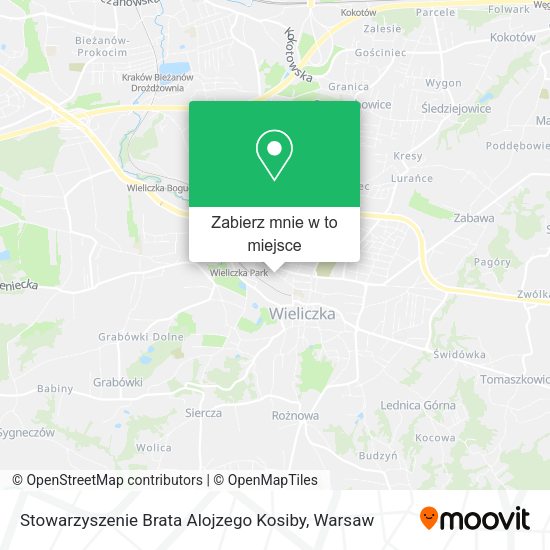 Mapa Stowarzyszenie Brata Alojzego Kosiby