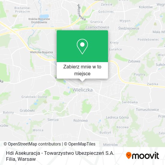 Mapa Hdi Asekuracja - Towarzystwo Ubezpieczeń S.A. Filia