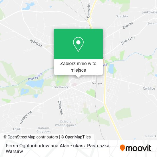 Mapa Firma Ogólnobudowlana Alan Łukasz Pastuszka