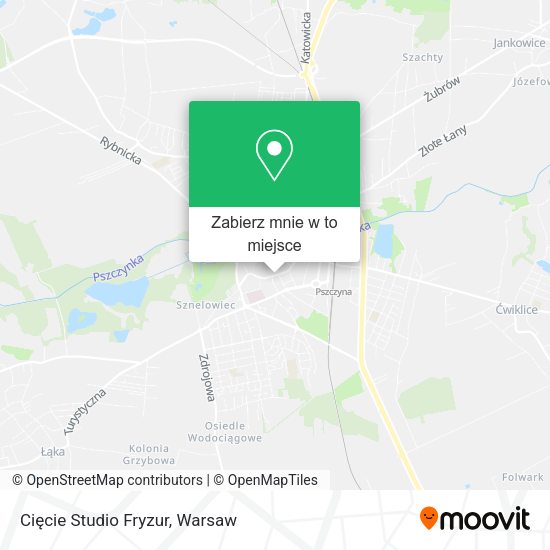 Mapa Cięcie Studio Fryzur