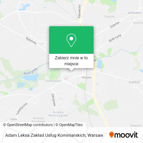 Mapa Adam Leksa Zakład Usług Kominiarskich