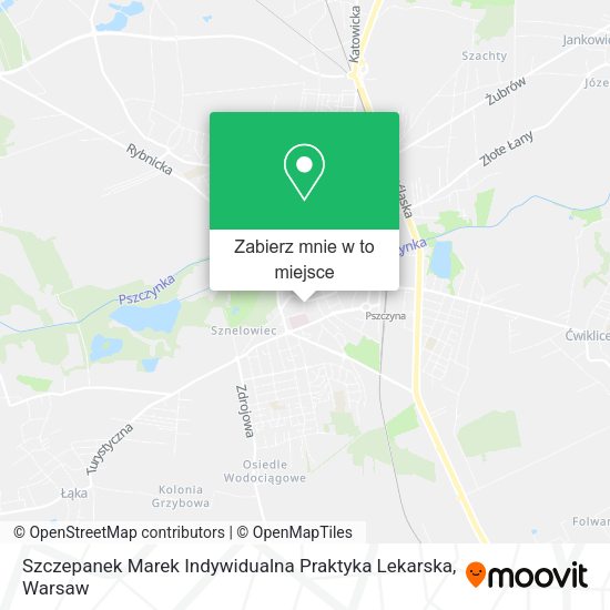 Mapa Szczepanek Marek Indywidualna Praktyka Lekarska