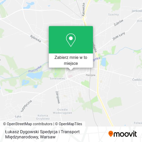 Mapa Łukasz Dygowski Spedycja i Transport Międzynarodowy