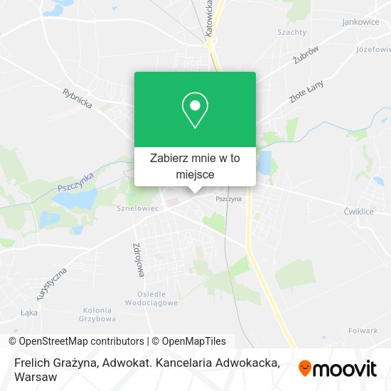 Mapa Frelich Grażyna, Adwokat. Kancelaria Adwokacka