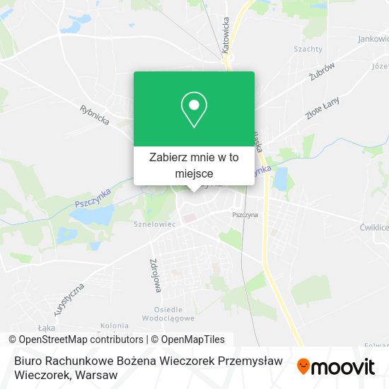 Mapa Biuro Rachunkowe Bożena Wieczorek Przemysław Wieczorek