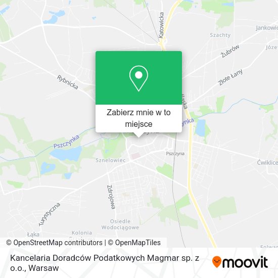 Mapa Kancelaria Doradców Podatkowych Magmar sp. z o.o.