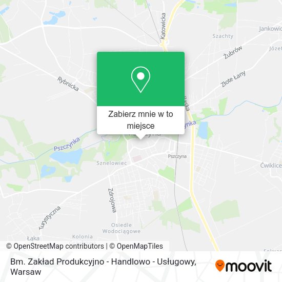 Mapa Bm. Zakład Produkcyjno - Handlowo - Usługowy