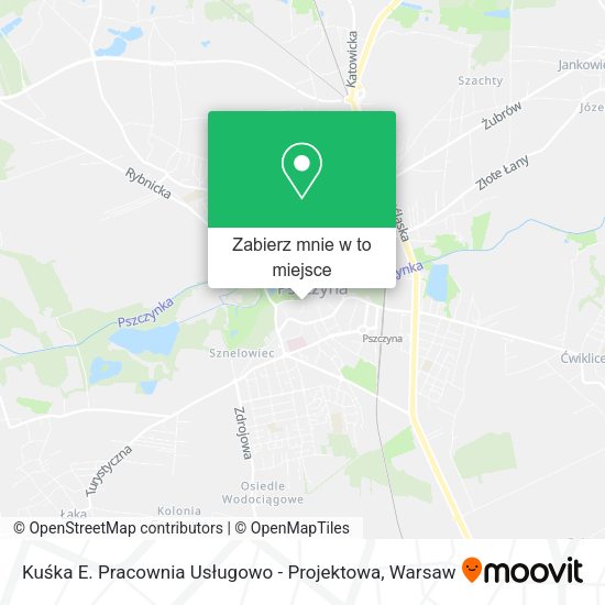 Mapa Kuśka E. Pracownia Usługowo - Projektowa