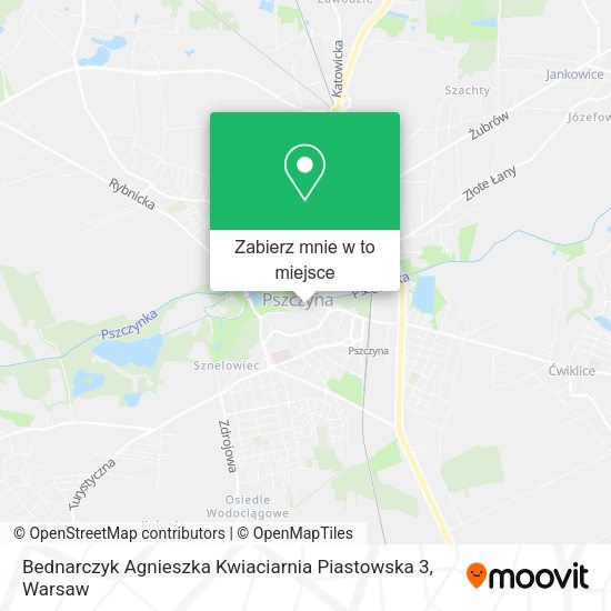 Mapa Bednarczyk Agnieszka Kwiaciarnia Piastowska 3