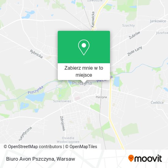 Mapa Biuro Avon Pszczyna