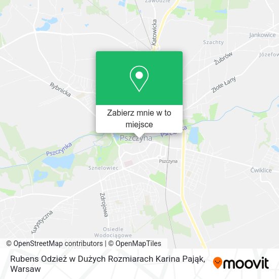 Mapa Rubens Odzież w Dużych Rozmiarach Karina Pająk