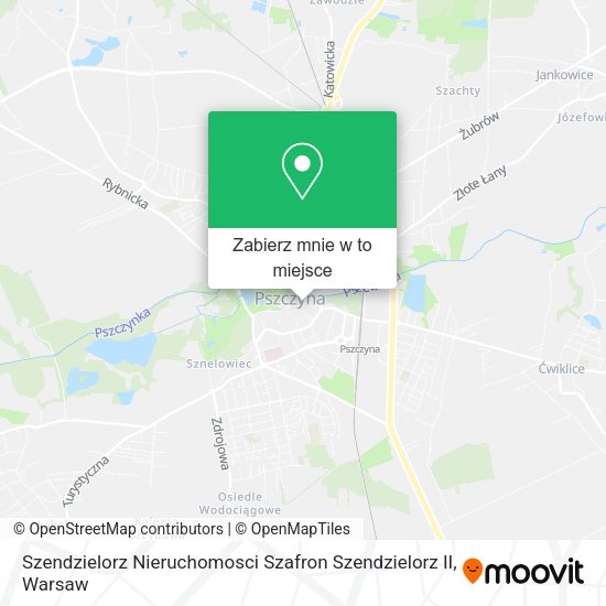 Mapa Szendzielorz Nieruchomosci Szafron Szendzielorz II