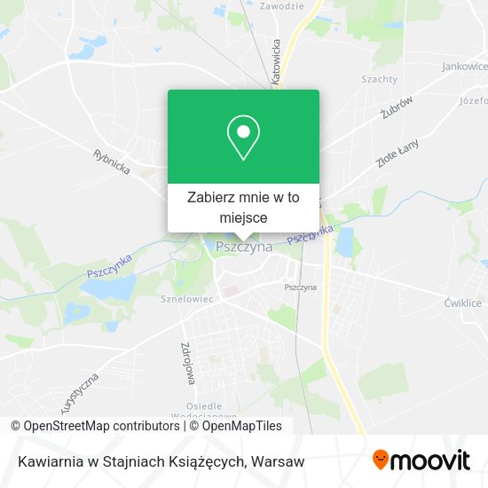 Mapa Kawiarnia w Stajniach Książęcych