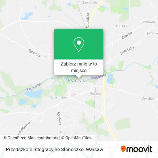 Mapa Przedszkole Integracyjne Słoneczko