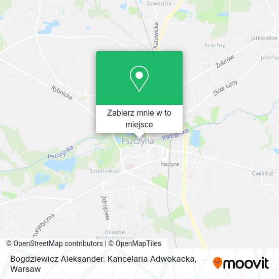 Mapa Bogdziewicz Aleksander. Kancelaria Adwokacka