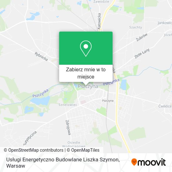 Mapa Usługi Energetyczno Budowlane Liszka Szymon