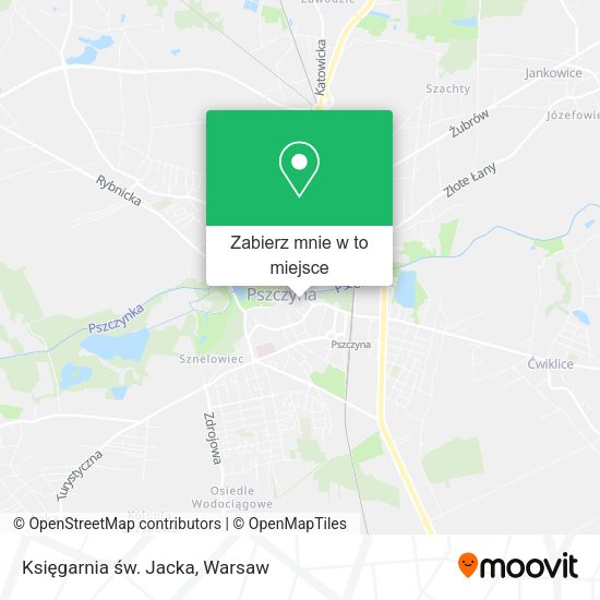 Mapa Księgarnia św. Jacka