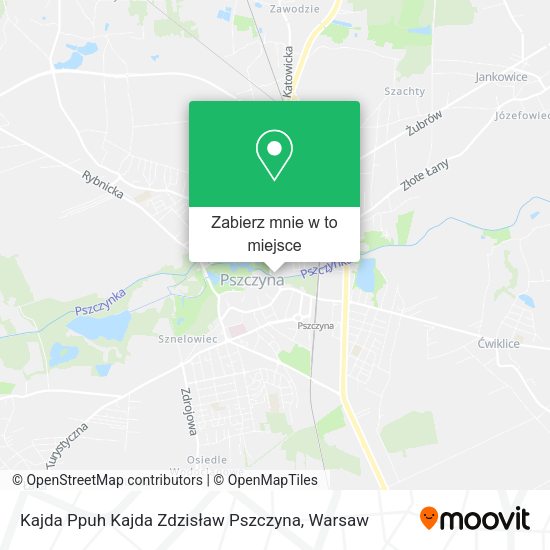 Mapa Kajda Ppuh Kajda Zdzisław Pszczyna