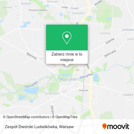 Mapa Zespół Dworski Ludwikówka