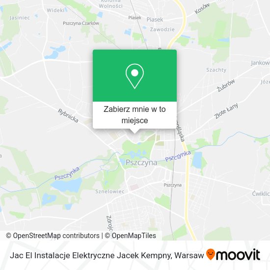 Mapa Jac El Instalacje Elektryczne Jacek Kempny