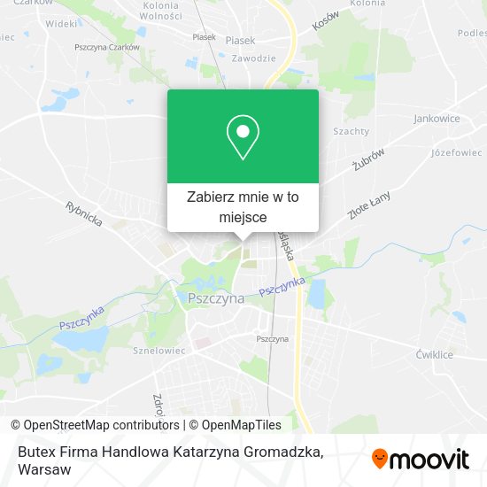 Mapa Butex Firma Handlowa Katarzyna Gromadzka