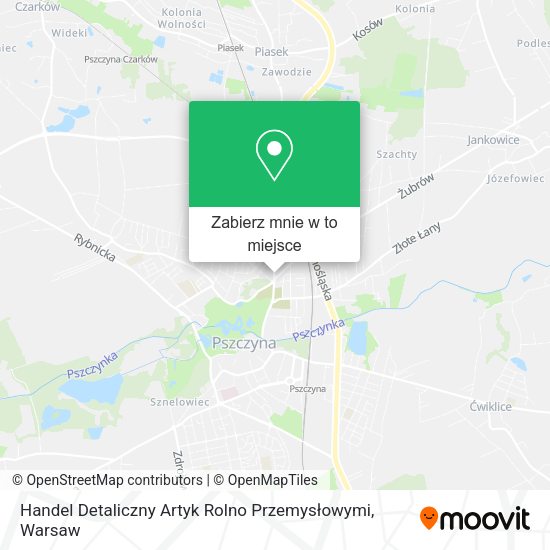 Mapa Handel Detaliczny Artyk Rolno Przemysłowymi