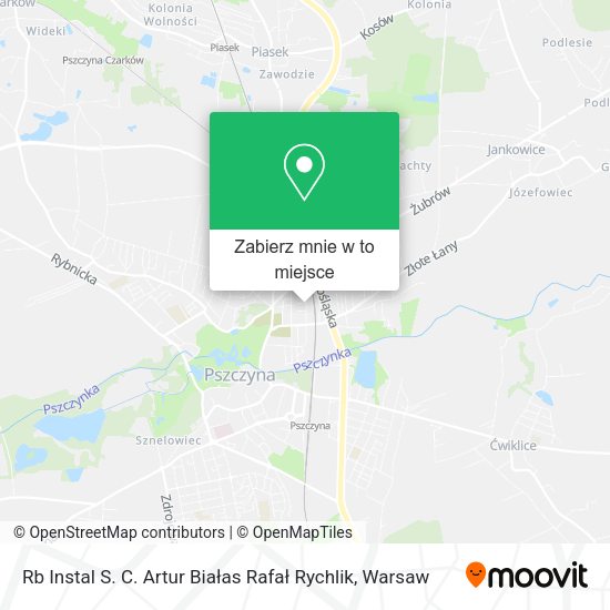 Mapa Rb Instal S. C. Artur Białas Rafał Rychlik
