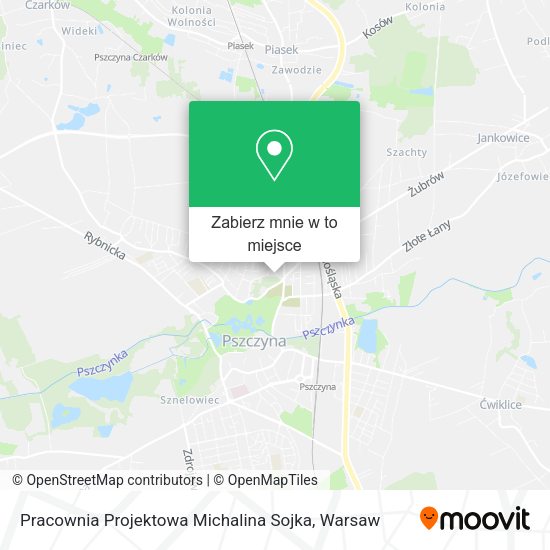 Mapa Pracownia Projektowa Michalina Sojka