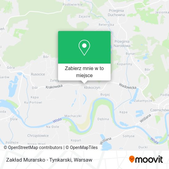 Mapa Zakład Murarsko - Tynkarski