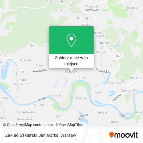 Mapa Zakład Szklarski Jan Górka