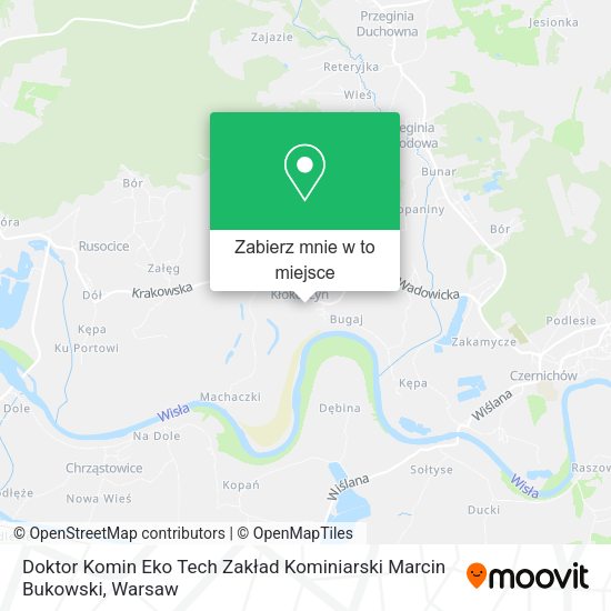 Mapa Doktor Komin Eko Tech Zakład Kominiarski Marcin Bukowski