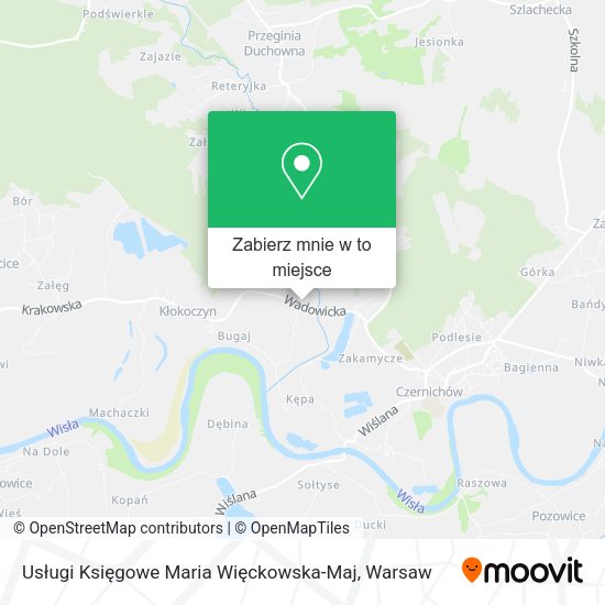 Mapa Usługi Księgowe Maria Więckowska-Maj