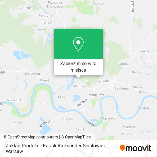 Mapa Zakład Produkcji Kapsli Aleksander Scisłowicz