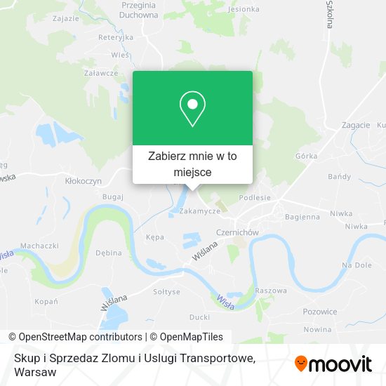 Mapa Skup i Sprzedaz Zlomu i Uslugi Transportowe