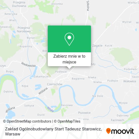 Mapa Zakład Ogólnobudowlany Start Tadeusz Starowicz