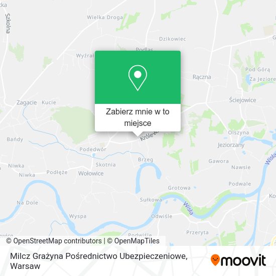 Mapa Milcz Grażyna Pośrednictwo Ubezpieczeniowe