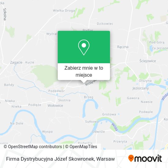 Mapa Firma Dystrybucyjna Józef Skowronek