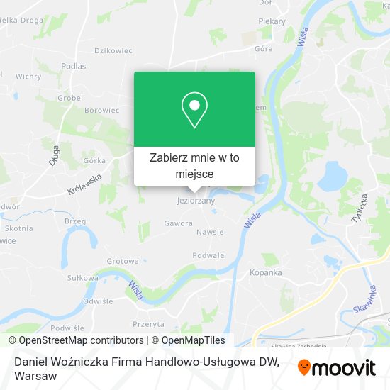 Mapa Daniel Woźniczka Firma Handlowo-Usługowa DW